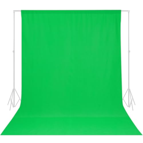 Trlyc Green Background Backdrop - 5x7 FT Backdrops for Photography, Screen, Photo Booth, Video, Studio - color: Green, size: 5x7FT