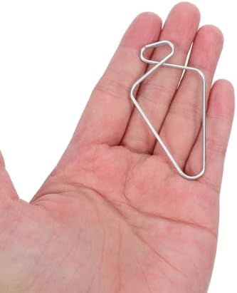 STOBAZA 100pcs Drop Ceiling Hooks for Hanging Ceiling Decorations Steel Damage-Free Mounting Clips for Offices and Wedding Ornament Hanging