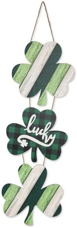 Irish Festival Wooden Door Ornament Wall Hanging for Front Door Mantels Tree Holiday Party Decoration Wooden Party Decoration