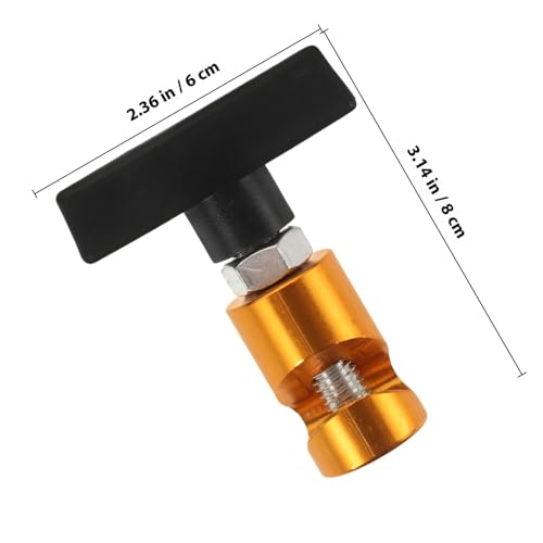 Universal Car Hood Lift Rod Holder Clamp, Hydraulic Hood Support Strut Prop, Anti-slip Gold Automotive Lift Support Tool for Engine Cover and Trunk Maintenance