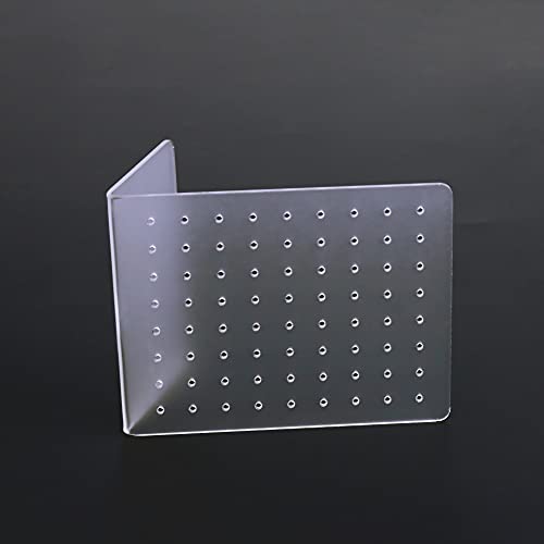 4 Pcs Acrylic 72 Holes Earring Holder Earrings Ear Studs Jewelry Show Plastic Display Rack Stand Organizer Holder Showcase