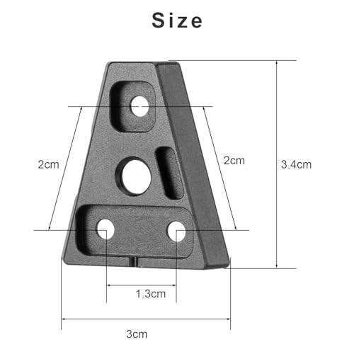 FOMITO V-Mount V-Lock Male Quick Relase Wedge Triangle Plate Black - color: VK-V