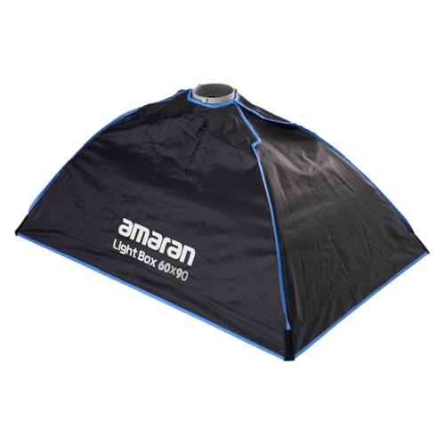 Amaran Light Box 60x90 Square Bowens Mount Softbox,Included Difusion,Light Control Grid and Carrying Bag for 200X/300C/150C/100D - size: Light Box 60x90