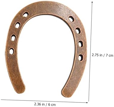MAGICLULU 8pcs Vintage Horseshoe Hanging Decor Sculpture for Indoor and Outdoor Decoration Retro Wedding Favor and Home Art Ornament