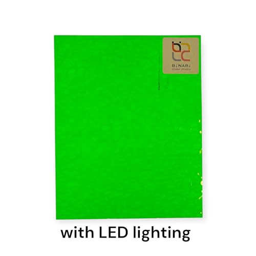 Wissmach Stained Glass Sheet and Mosaic Glass: Green English Muffle (8"x6"-1 Sheet) | Curated by BiNARi Glass Studio