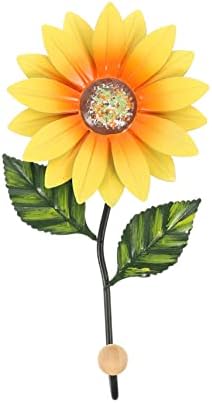 Flower Shape Iron Wall Ornament Hanging Hook for Bedroom Kitchen