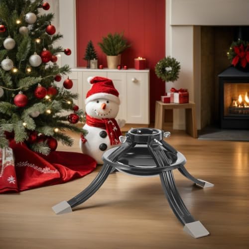 GALPADA Christmas Tree Holder Base Heavy Duty Wrought Iron Stand