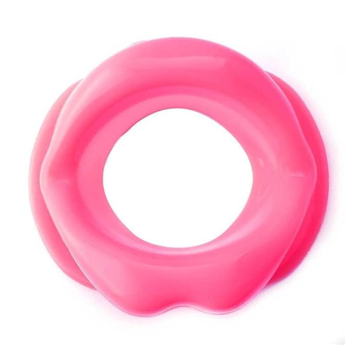 Silicone Lips Exerciser Facial Muscle Tightener Face Lifting Mouth Stretcher Trainer, Mouth Exerciser, Lips Muscle Trainer, Mouth Muscle Tightener, Pink