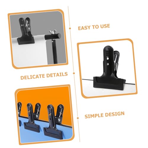Hemobllo 4pcs Heavy Duty Photography Backdrop Clips Fixing Clamps for Secure Backgrounds Easy to Install Versatile for Crafts and Outdoor Use