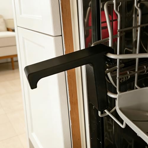 Dishwasher Door Prop Opener Clip Keeps The Door Ajar for Air Drying, Space-Saver Design for Kitchen, Allows Dishes to Air Dry Efficiently