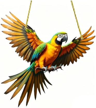 2D Flat Bird Acrylic Window Hanging Ornament Home Wall Decor Suncatcher