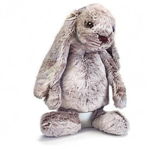 burton+BURTON Gray Floppy Ear Plush Bunny 18 inch