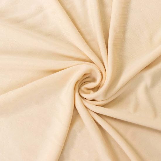 Efavormart Set of 5 Beige Spandex Rectangular Plinth Display Box Stand Covers, Stretchable Pedestal Pillar Prop Covers - 160 GSM