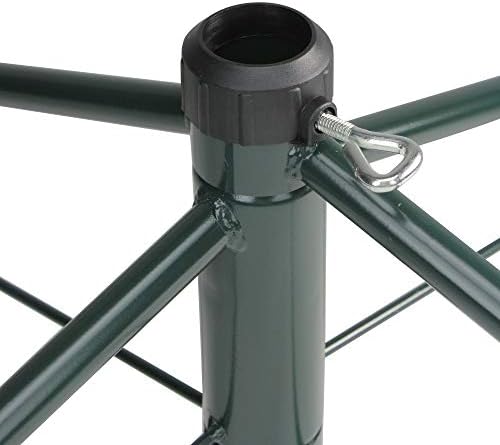 Green Metal Folding Christmas Tree Stand for 10' - 11.5' Artificial Trees
