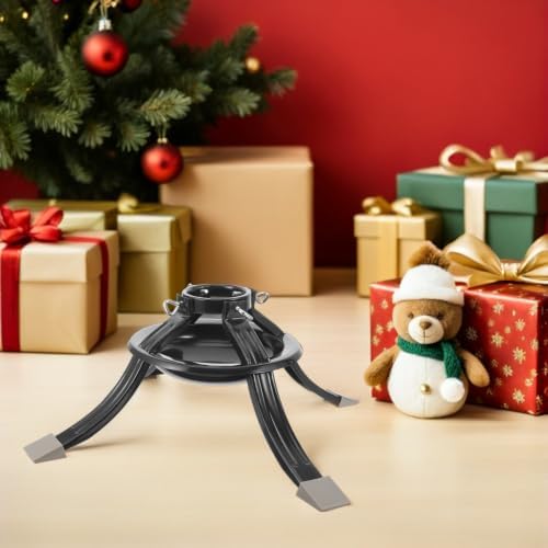 GALPADA Christmas Tree Holder Base Heavy Duty Wrought Iron Stand