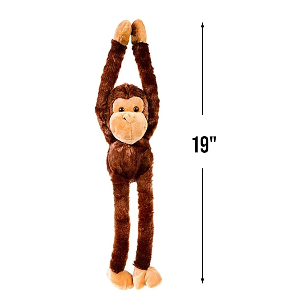 Long Arm Monkey Plush, 19"