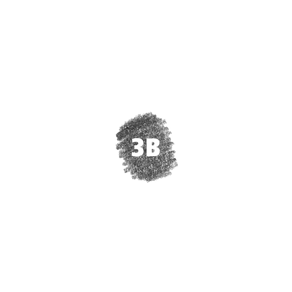 Staedtler Mars Lumograph 3B Graphite Art Drawing Pencil, Medium Soft, Break-Resistant Bonded Lead, 12 Pack, 100-3B