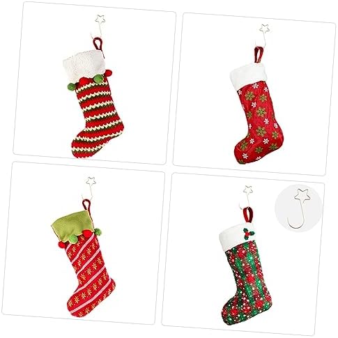 100pcs Christmas Tree Ornaments Hooks Metal Wire Hooks Xmas Ornament Hanger Christmas Stocking Decor Bauble Hangers Xmas Decor