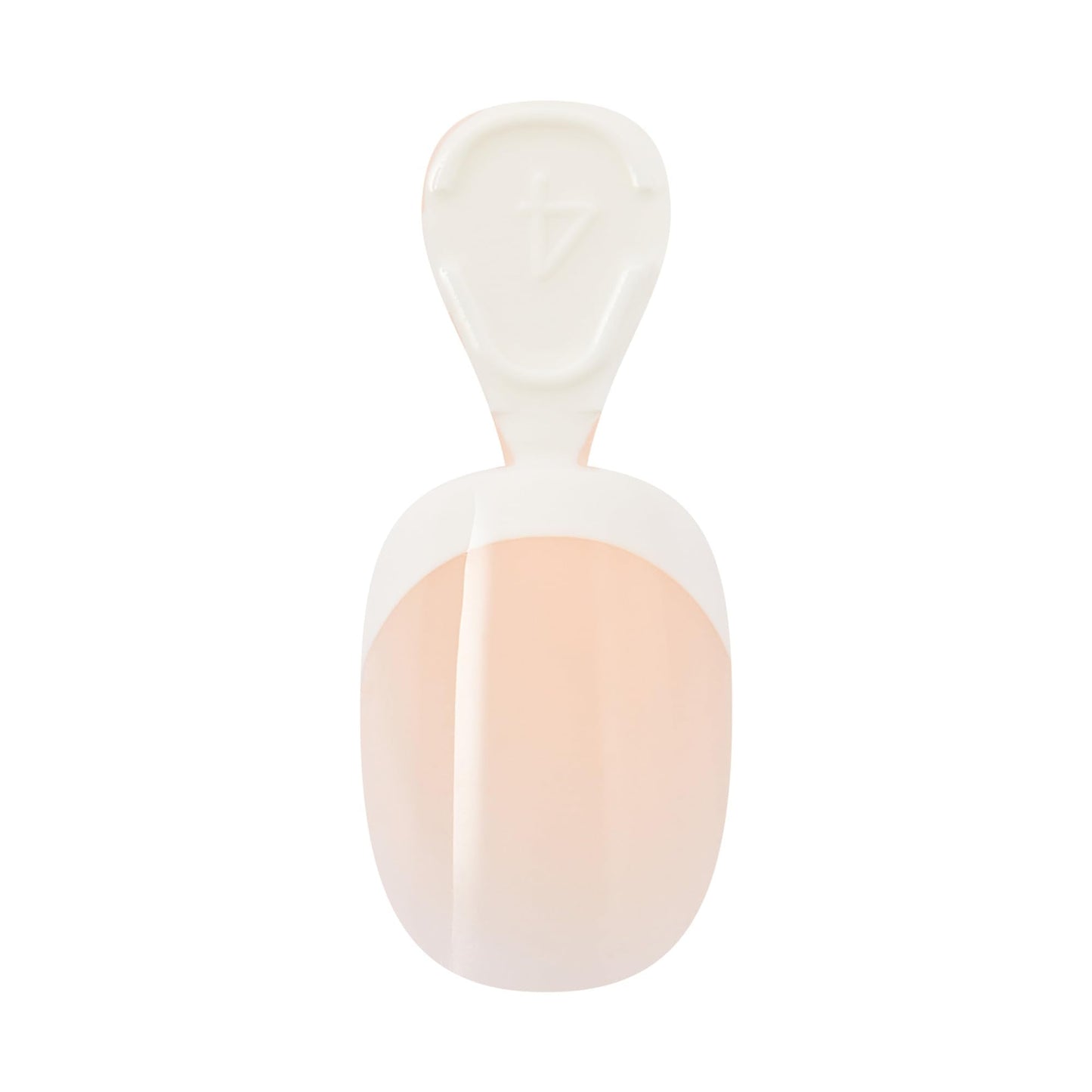 Kiss Core, Press On Nails, Nail glue included, 'Perfection', White, Petite Size, Squoval Shape, Includes 32 Nails, 2g Glue, 1 Manicure Stick, 1 Mini File