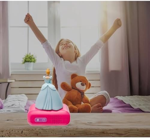 LEXiBOOK, Disney Princess Nightlight Alarm Clock, RL800DP