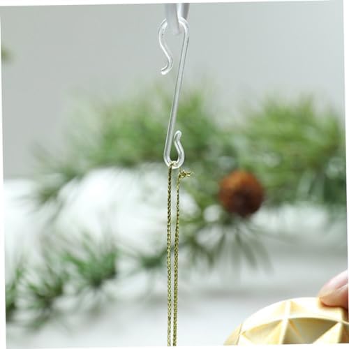 100pcs Holiday Hooks for Christmas Tree Decoration Hanging Hooks for Ornaments Xmas Supplies Holiday Parties