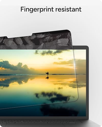 ZAGG 14-Inch Universal Laptop Privacy Filter (16:9) – Removable Magnetic 4-Way Screen Filter, Anti-Glare Matte Finish, Fingerprint Resistant, Reusable Design & Protective Sleeve