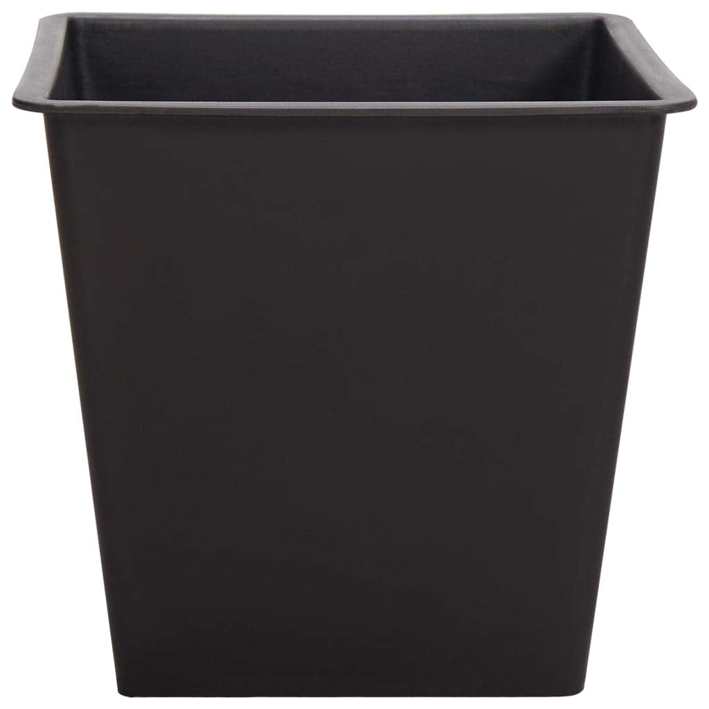 QUAHEAS Large Garden Planter Square Acacia Wood Brown Sturdy Decorative Pots Plants Outdoor, Raised Bed for Herbs, Flowers - 35.4 in Tall