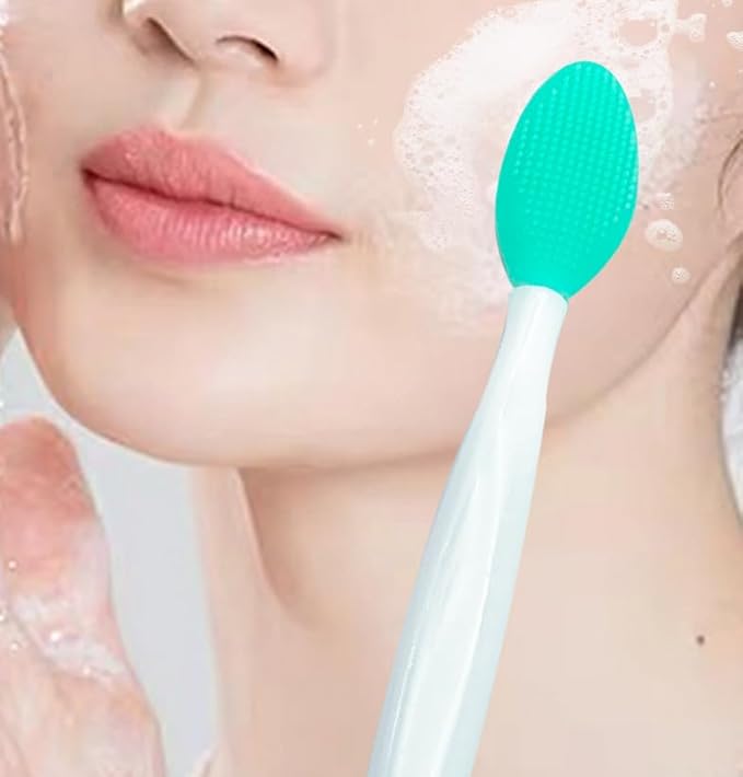 6Pcs Silicone Exfoliating Lip Brushes, 2-in-1 Double-Sided Soft Cleaning Beauty Tool To, Create Smoother Skin And Fuller Lip Appearance. ﻿