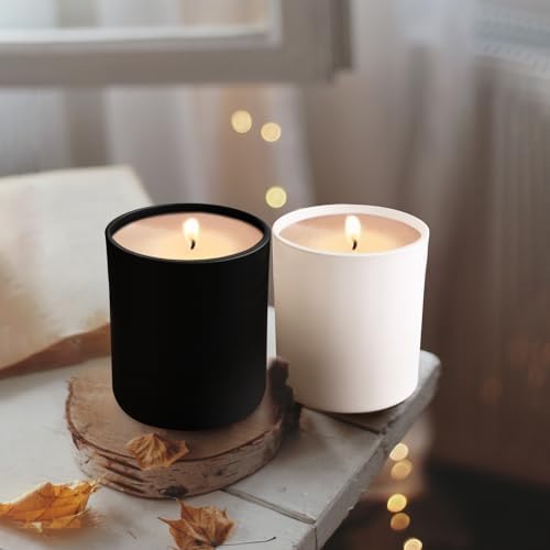 Thick Candle Jars for Making Candles 12 Pcs (12 Count)