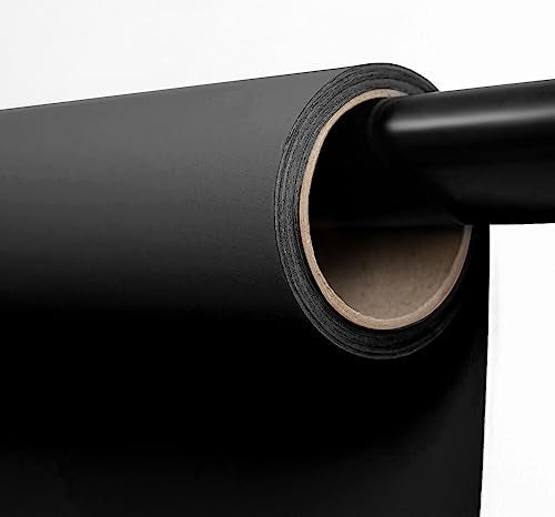 Kate Seamless Paper Backdrop Black Seamless Backdrop Paper Rolls (53''x32.8' Jet) - color: Jet, size: 53''x32.8'
