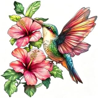 2D Flat Bird Acrylic Window Hanging Ornament Home Wall Decor Suncatcher