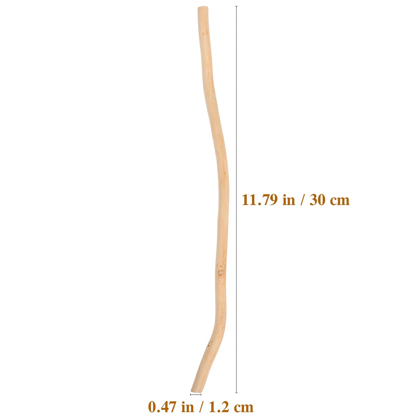 Ipetboom 50Pcs Natural Twigs for Crafts, 30Cm Natural Wood Craft Sticks Twigs for DIY, Wall Hanging Decor Rustic Texture Easy to Use for Handmade Card Making & Photo Props