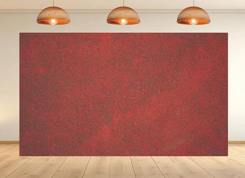 4x4ft Red Grunge Texture Backdrop Rough Distressed Surface Photo Background Tapestry for Halloween Party Photography and Home Decorations Studio Props - size: 4x4ft
