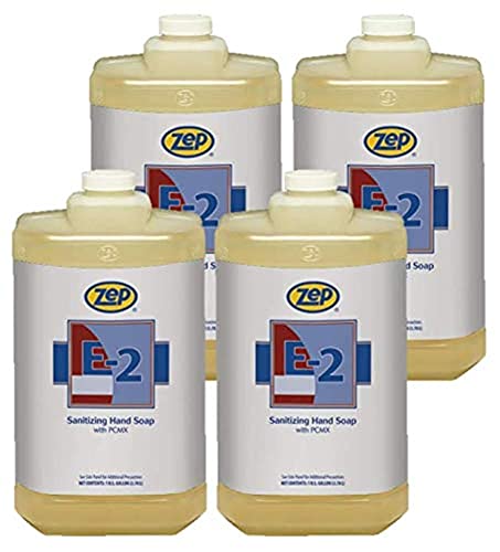 Zep E-2 Sanitizing and Cleaning Hand Soap - 1 Gallon (Case 4) 92024 - Non-Iodine Cleaner and Sanitizer