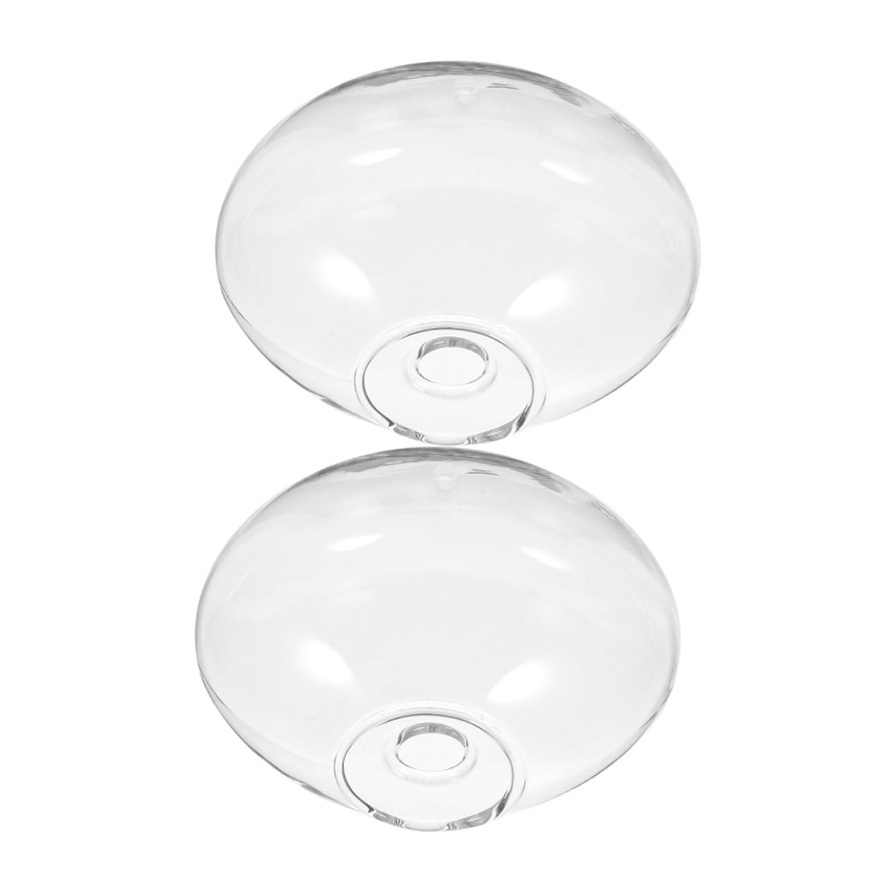 Healifty 2pcs Glass Wall Decor Wall Hanging Plant Vase Hydroponic Plant Terrarium Easy Care Container for Home