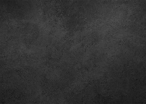 BELECO 20x10ft Fabric Solid Black Wall Backdrop Rough Stone Concrete Texture Black Wall Background for Party Decorations Banner Photoshoot Props - size: 20x10FT