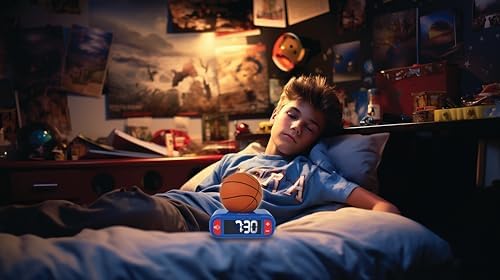 LEXiBOOK, Basketball Nightlight Alarm Clock, RL800BA