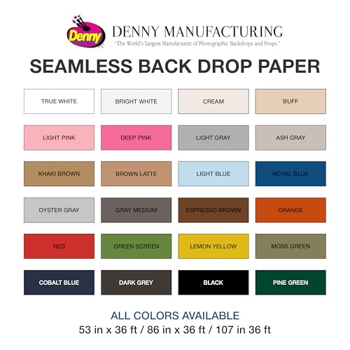 Denny Manufacturing - Seamless Paper Backdrop for Photography, Brown Seamless Paper Roll - Espresso Brown (53 in x 36 ft) Includes Free Roll Black Gaffer Tape (2 in x 13 ft) - color: Espresso Brown, size: 53 in x 36 ft