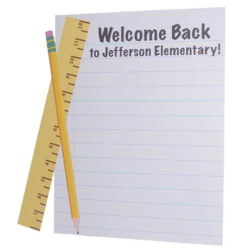 Anderson's Giant Custom Notebook Paper Backdrop Kit, Décor, Photo Ops, School Events, 24SAZ67-M