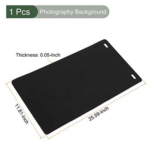 YOKIVE EVA Backdrop, Non-Reflective Photo Background | for Light Box Small Products Photography Studio (Black, 26x12) - color: Black, size: 26x12"