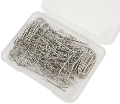 FABULETTA High Temperature Nichrome Wire U-Shaped Hooks 21 Gauge Ceramic Kiln Hanger for Jewelry Pendants Ornaments Glass Art 50PCS(200pcs)