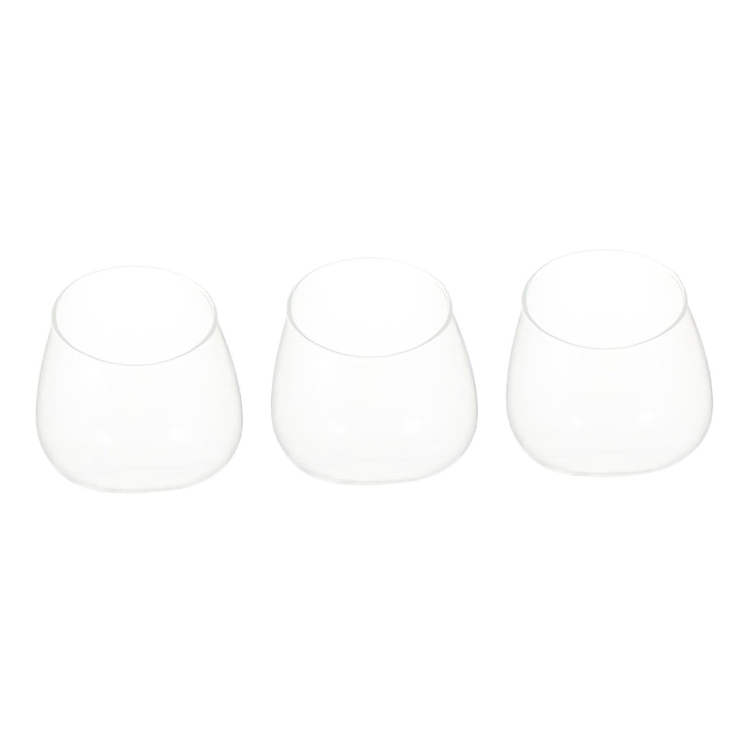 VINTORKY 3pcs Glass Terrarium Plant Display Bottle Succulent Vase for Home Decor Creative Eco-Friendly Micro Landscape Container for Plants and Decorative Accents