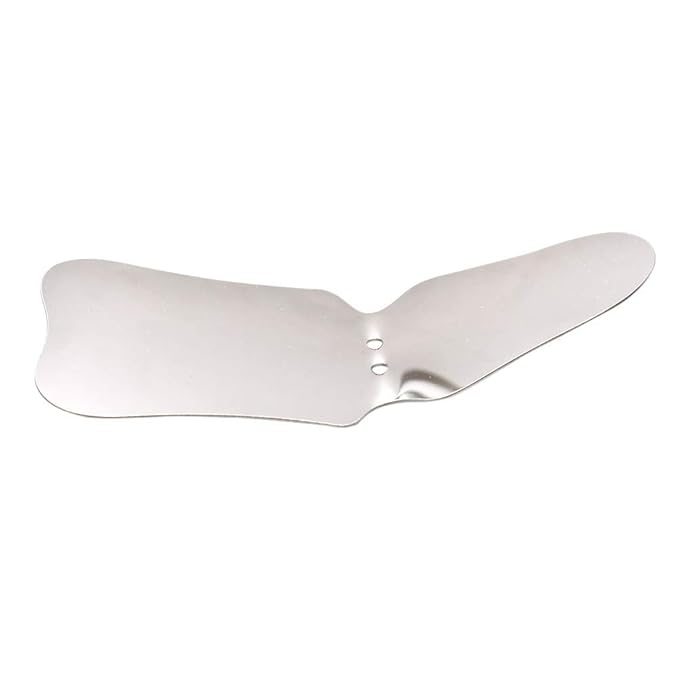 Angzhili 1 piece Dental Photography Mirrors Dental Orthodontic Mirror Stainless Steel Single Sided Photographic Occlusal Mirror,Bendable Dental Oral Mirror Intra-Oral Reflector (B type)
