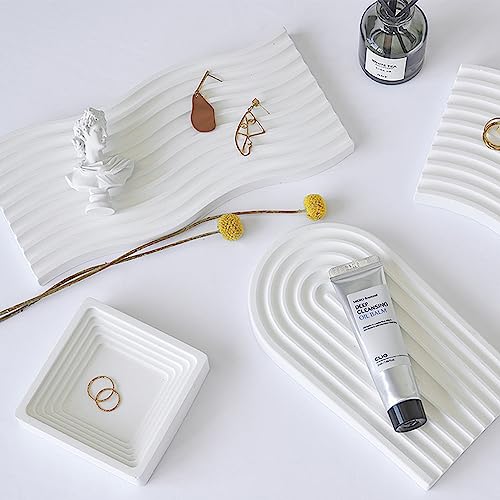 6PCS Original Design Product Photography Background Props Waterproof Hard Aromatherapy Gypsum Cube Props for Photoshoot (Snow White Silver) - color: Snow White Silver