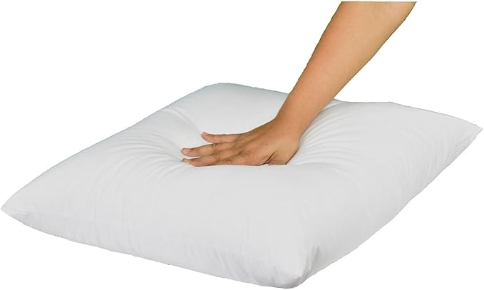 MoonRest® Synthetic Down Alternative 17x17 Square Pillow Insert Form, for Decorative Throw Pillow, Sofa, Cushions, Body and Bed - Pack of 2- Size 17” X 17”
