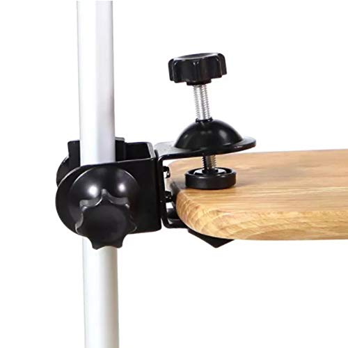 Selens 2 Pieces Heavy Duty Metal Dual Double U Clip C Clamp Type Bracket Mount for Photo Studio Boom Arm Light Stand