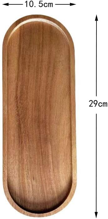 Linwnil Wood Serving Trays Charcuterie Boards Oval Wooden Plates Wood Serving Platter Cheese Dinner Plates Bulk for Dessert Snack Bread Fruit Appetizer Dishes (11.5x4Inch*12Pack) - size: 11.5" X 4"_12pack