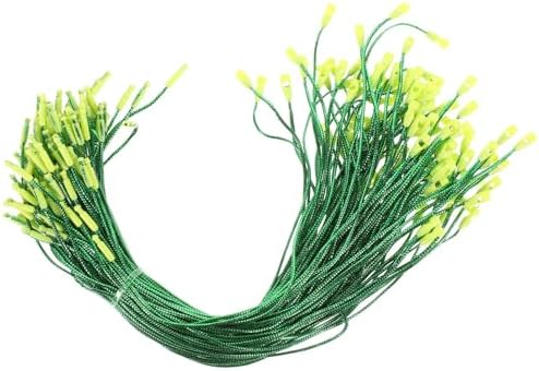 Gadpiparty 200pcs Christmas Decoration Hangers Snap Locking Rope Ornament Hooks for Xmas Tree Holiday Displays Easy to Install Hanging Tag Ties for Wreaths