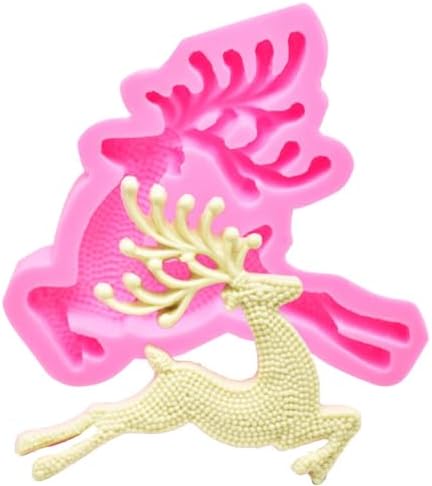 Christmas Silicone Baking DIY Multiple Deco Cake Fond Chocolate Selected Wood These Pend Are Designed for Durability Ensu That They Can Baking Silicone (pink christmas sika