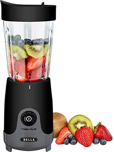 Bella - 14-Oz. Personal Blender - Black/Gray
